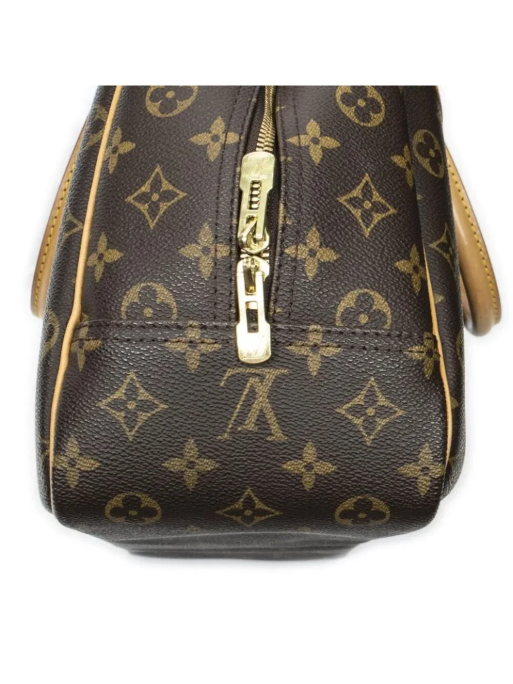 Louis Vuitton Deauville Brown Monogram Canvas Handbag - Picture 8 of 10